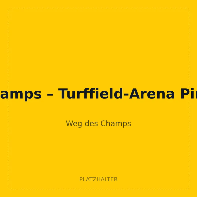 Weg des Champs – Turffield-Arena Pin Kollektion