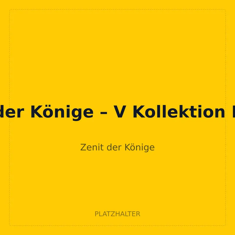 Zenit der Könige – V Kollektion Bundle