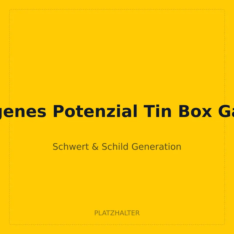 Verborgenes Potenzial Tin Box Galagladi