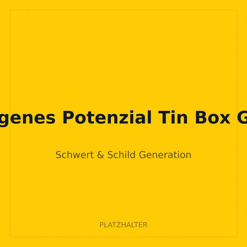 Verborgenes Potenzial Tin Box Giratina