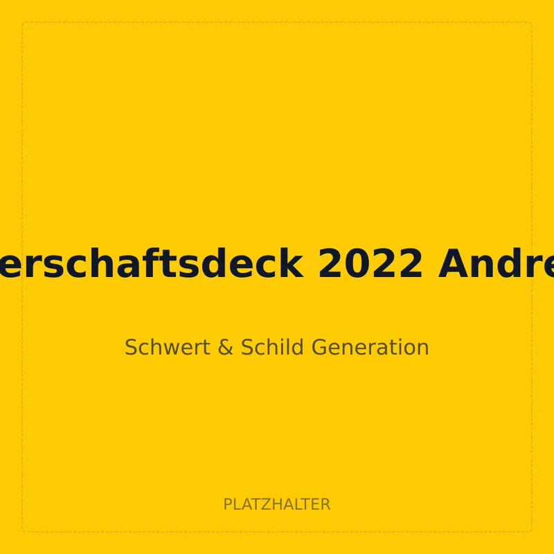 Weltmeisterschaftsdeck 2022 André Chiasson