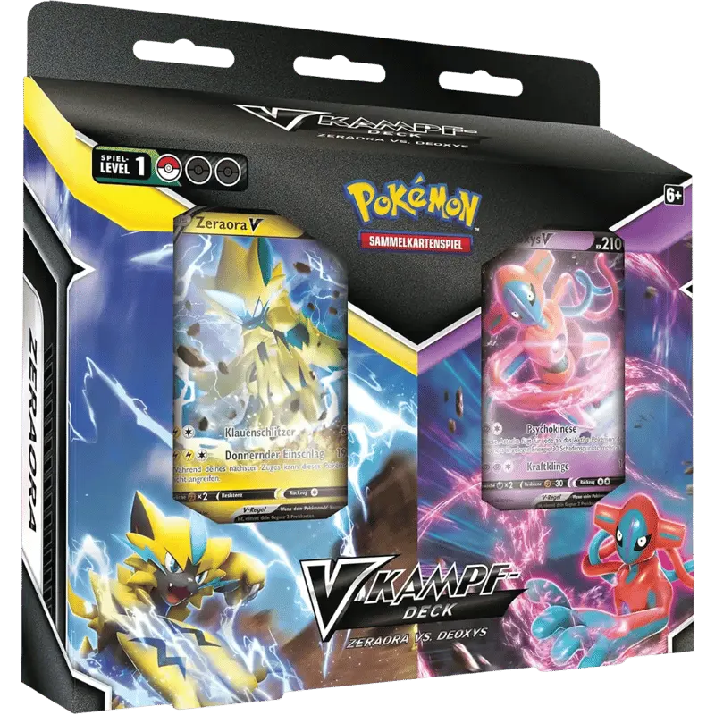 Zeraora vs. Deoxys V Kampfdeck